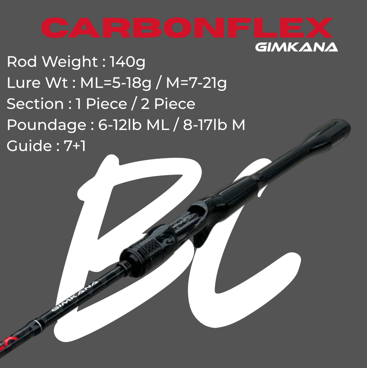 GIMKANA CarbonFlex 1.90m